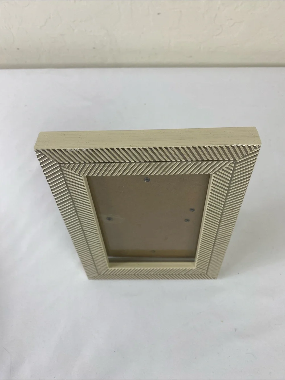 Gold Patterned Chevron Photo Frame - Unbranded